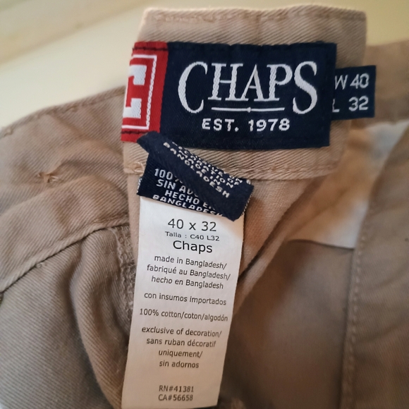 Men's Tan Pants - Picture 2 of 7